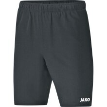 JAKO Sporthose Short Classico (Stretch-Micro-Twill, Seitentaschen) anthrazitgrau Herren