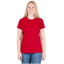 JAKO Freizeit Shirt Doubletex (Polyester/Baumwolle) rot Damen