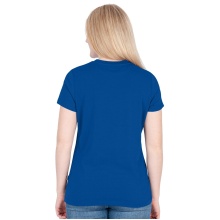 JAKO Freizeit Shirt Doubletex (Polyester/Baumwolle) royalblau Damen