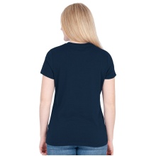 JAKO Freizeit Shirt Doubletex (Polyester/Baumwolle) marineblau Damen