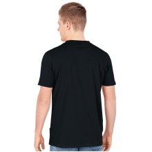 JAKO Freizeit Tshirt Doubletex (Polyester/Baumwolle) schwarz Herren