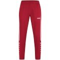 JAKO Sport-Freizeithose Power (Stretch-Micro-Twill) lang rot/weiss Damen