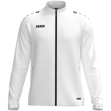 JAKO Freizeitjacke One (100% rec. Polyester) weiss Herren