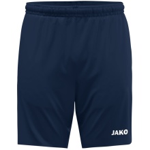 JAKO Sporthose Short Dynamic (Seitentaschen mit Reißverschluss) kurz marineblau Damen