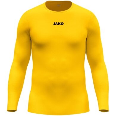 JAKO Funktionsunterwäsche Langarmshirt Function (maximale Bewegungsfreiheit) gelb Herren