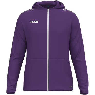JAKO Kapuzenjacke One (Innenseite aus Micro-Fleece,) violett Damen