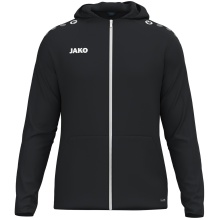 JAKO Kapuzenjacke One (Innenseite aus Micro-Fleece, 100% rec. Polyester) schwarz Herren