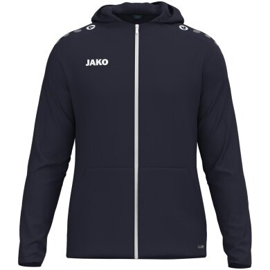 JAKO Kapuzenjacke One (Innenseite aus Micro-Fleece, 100% rec. Polyester) marineblau Herren