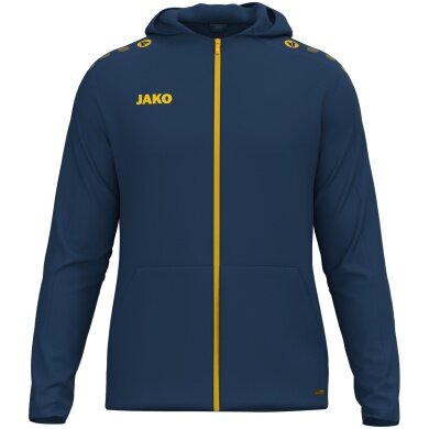 JAKO Kapuzenjacke One (Innenseite aus Micro-Fleece, 100% rec. Polyester) navyblau Herren