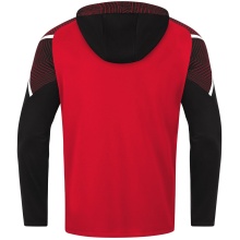 JAKO Kapuzenjacke Performance (Polyester-Fleece) rot/schwarz Jungen/Mädchen/Kinder