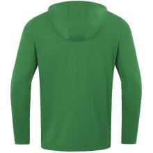 JAKO Kapuzenjacke Power (Polyester-Fleece, Seitentaschen mit Reißverschluss) grün Kinder