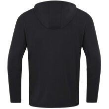JAKO Kapuzenjacke Power (Polyester-Fleece, Seitentaschen mit Reißverschluss) schwarz/gelb Kinder