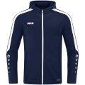JAKO Kapuzenjacke Power (Polyester-Fleece, Seitentaschen mit Reißverschluss) marineblau Herren