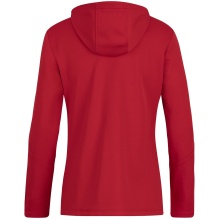JAKO Kapuzenjacke Power (Polyester-Fleece, Seitentaschen mit Reißverschluss) rot Damen