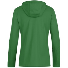 JAKO Kapuzenjacke Power (Polyester-Fleece, Seitentaschen mit Reißverschluss) grün Damen