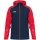 JAKO Kapuzenjacke Sonic (strapazierfähig, weiches Tragegefühl) marineblau/rot Kinder