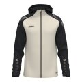 JAKO Kapuzenjacke Sonic (strapazierfähig, weiches Tragegefühl) beige/schwarz Herren