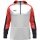 JAKO Kapuzenpullover mit Half-Zip Dynamic (100% rec. Polyester) weiss/coralrot/marineblau Kinder