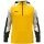 JAKO Kapuzenpullover mit Half-Zip Dynamic (100% rec. Polyester) gelb/weiss/schwarz Kinder