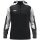 JAKO Kapuzenpullover mit Half-Zip Dynamic (100% rec. Polyester) schwarz/weiss/anthrazitgrau Kinder