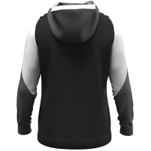 JAKO Kapuzenpullover mit Half-Zip Dynamic (100% rec. Polyester) schwarz/weiss/anthrazitgrau Kinder