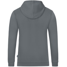 JAKO Freizeit Kapuzenpullover Hoodie Organic (Bio-Baumwolle) dunkelgrau Jungen
