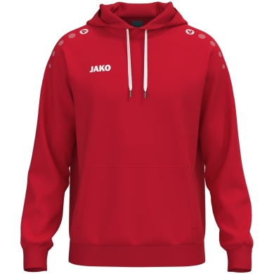 JAKO Kapuzenpullover One Sweat (Baumwolle-Mischung) rot Herren