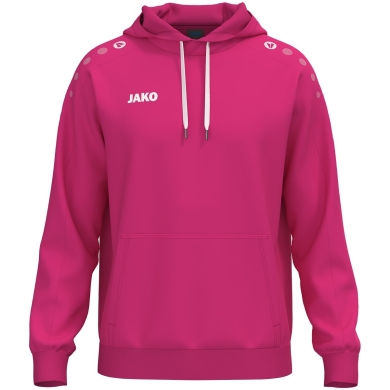 JAKO Kapuzenpullover One Sweat (Baumwolle-Mischung) rosa Herren