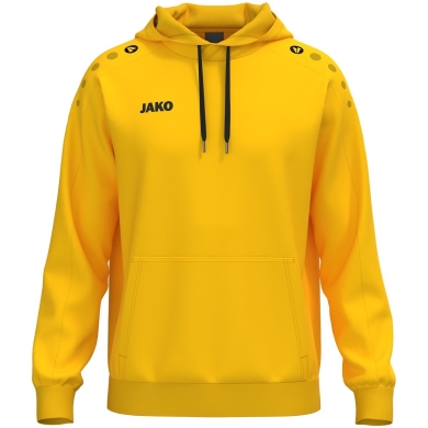 JAKO Kapuzenpullover One Sweat (Baumwolle-Mischung) gelb Herren