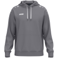 JAKO Kapuzenpullover One Sweat (Baumwolle-Mischung) grau Kinder