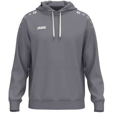 JAKO Kapuzenpullover One Sweat (Baumwolle-Mischung) grau Kinder