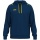 JAKO Kapuzenpullover One Sweat (Baumwolle-Mischung) navyblau/gelb Kinder
