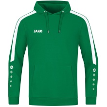 JAKO Kapuzenpullover (Hoodie) Power Kapuzensweat (Bio-Baumwolle) grün Kinder