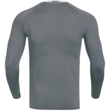 JAKO Langarmshirt Compression 2.0 (Polyester-Stretch-Tech) dunkelgrau Unterwäsche Herren