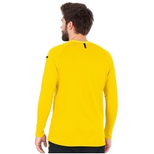 JAKO Sport-Langarmshirt Sweat Champ 2.0 (100% Polyester) gelb Herren