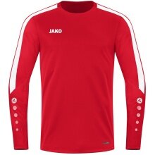 JAKO Sport-Langarmshirt Sweat Power (rec. Polyester, hohe Bewegungsfreiheit) rot Kinder