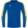 JAKO Sport-Langarmshirt Sweat Power (rec. Polyester, hohe Bewegungsfreiheit) royalblau/gelb Kinder