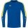 JAKO Sport-Langarmshirt Sweat Power (rec. Polyester, hohe Bewegungsfreiheit) royalblau/gelb Herren