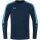 JAKO Sport-Langarmshirt Sweat Power (rec. Polyester, hohe Bewegungsfreiheit) marineblau/skyblau Herren