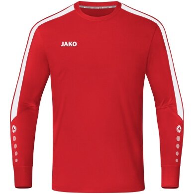 JAKO Sport-Langarmshirt TW-Trikot Power (Polyester-Interlock) rot Kinder