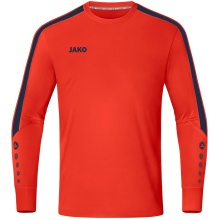 JAKO Sport-Langarmshirt TW-Trikot Power (Polyester-Interlock) orange/marineblau Kinder