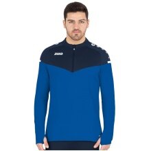 JAKO Sport-Langarmshirt Ziptop Champ 2.0 (100% Polyester) royalblau/marineblau Herren