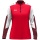 JAKO Langarmshirt Ziptop Dynamic (rec. Polyester, elastisches Material) rot/weiss/dunkelrot Damen