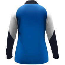 JAKO Langarmshirt Ziptop Dynamic (rec. Polyester, elastisches Material) royalblau/weiss/marineblau Damen