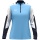 JAKO Langarmshirt Ziptop Dynamic (rec. Polyester, elastisches Material) himmelblau/weiss/marineblau Damen