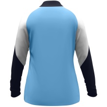 JAKO Langarmshirt Ziptop Dynamic (rec. Polyester, elastisches Material) himmelblau/weiss/marineblau Damen