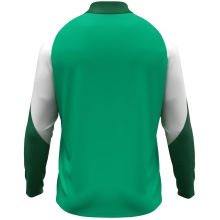 JAKO Langarmshirt Ziptop Dynamic (rec. Polyester, elastisches Material) grün/weiss/dunkelgrün Kinder