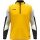 JAKO Langarmshirt Ziptop Dynamic (rec. Polyester, elastisches Material) gelb/weiss/schwarz Kinder