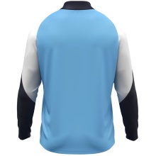 JAKO Langarmshirt Ziptop Dynamic (rec. Polyester, elastisches Material) himmelblau/weiss/marineblau Kinder