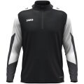 JAKO Langarmshirt Ziptop Dynamic (rec. Polyester, elastisches Material) schwarz/weiss/anthrazitgrau Herren